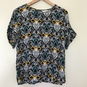 H&M floral print blouse
